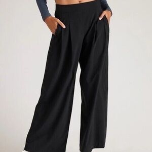 NWT Athleta Brooklyn Heights Black Wide Leg Pants